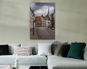 The St Aegten Chapel as seen from the Westsingel (vertical)