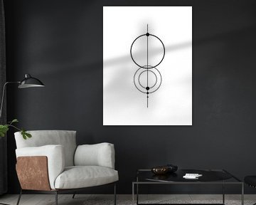 Minimalist Circles - Geometric Printing