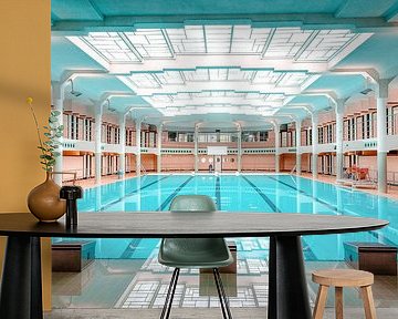 Swimming Pool Van Eyck Ghent by Matthijs Van Mierlo