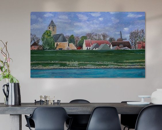 Example of the artwork in a room