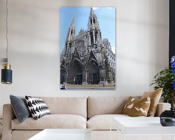 Kathedraal van Rouen Frankrijk van Nicky Rasters