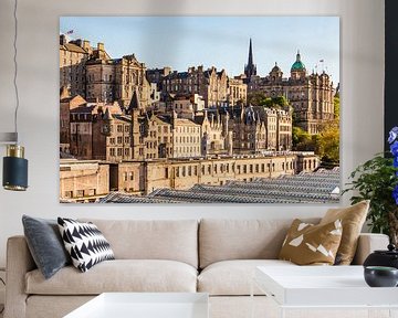 Altstadt von Edinburgh in Schottland von Werner Dieterich
