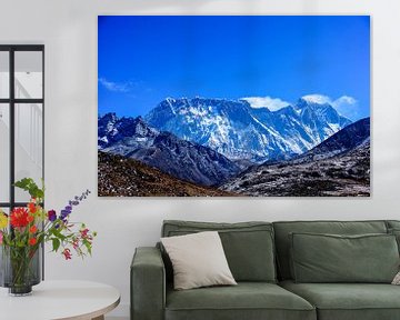 Nuptse, Mt Everest and Lhotse by Joris de Bont