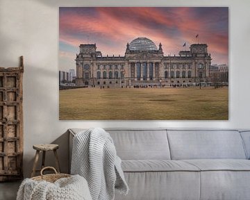 Reichstag in Berlijn van VanEis Fotografie