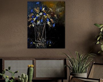 Bouquet champêtre sur pol ledent