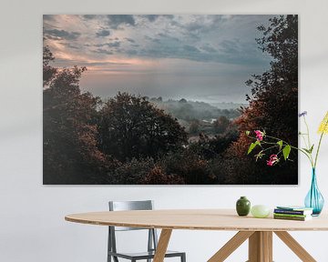 Blick in einen nebligen Blauwe Kamer von Robbert van Rijsewijk