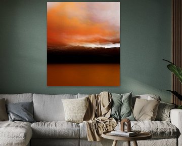 Orange sunsets by Angel Estevez