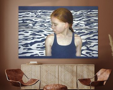 Girl at the Pool, 2013 van Sylvie Overheul