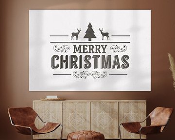 Industrial Christmas - Industriële Kerst Print van MDRN HOME