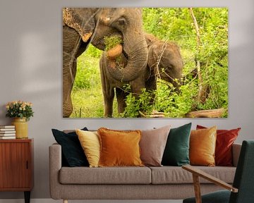 Elefant im Dschungel von Nicole Nagtegaal