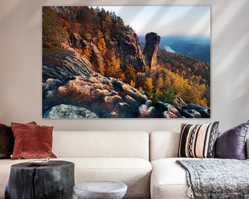 Saxon Switzerland in autumn by Daniela Beyer