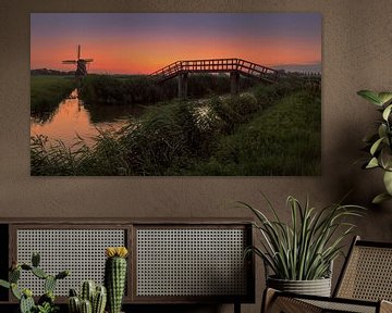 Sunset Lower Dam by Marga Vroom
