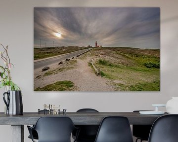 Leuchtturm Eierland Texel - Sonnenuntergang von Texel360Fotografie Richard Heerschap