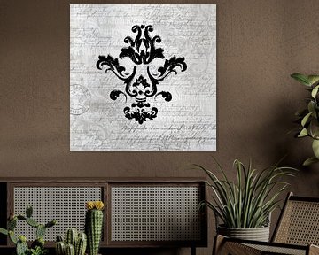 Baroque Romanticism In Grey by Andrea Haase