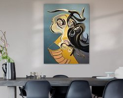 Example of the artwork in a room