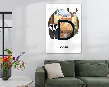Name poster Dylan by Hannah Barrow