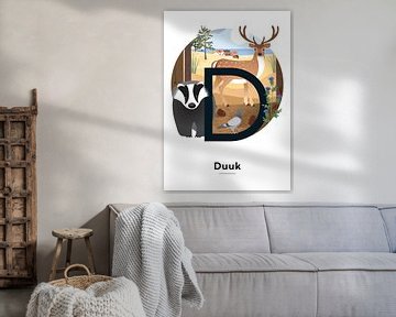 Duuk name poster by Hannah Barrow