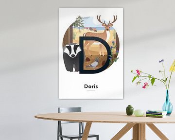 Affiche nominative Doris