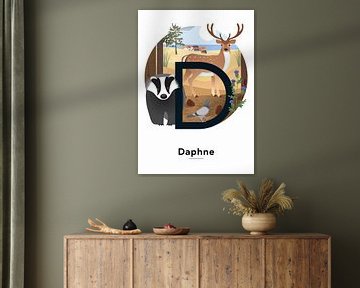 Affiche nominative Daphné