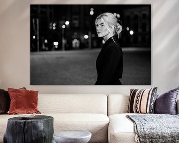 Modelfotografie Amsterdam, by night van Anouk Boonstra