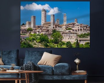 San Gimignano, UNESCO werelderfgoed, Toscane, Italië van Markus Lange