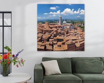 Piazza del Campo, Dom Santa Maria Assunta, Siena, Toskana, Italien von Markus Lange