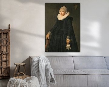 Portret van Trijntje Tijsdr van Nooij, anoniem - 1631