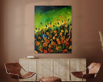 Orange Mohnblumen von pol ledent