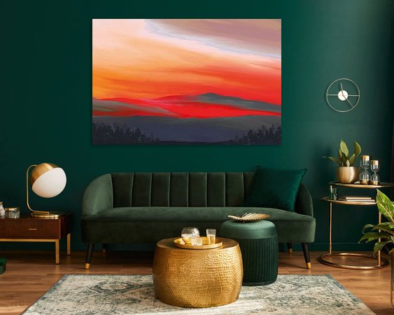 Example of the artwork in a room