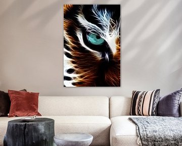 Eye of the tiger by Bert Hooijer