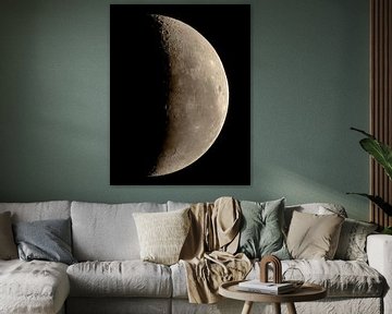 Moon - moon phase - waxing moon by Max Steinwald