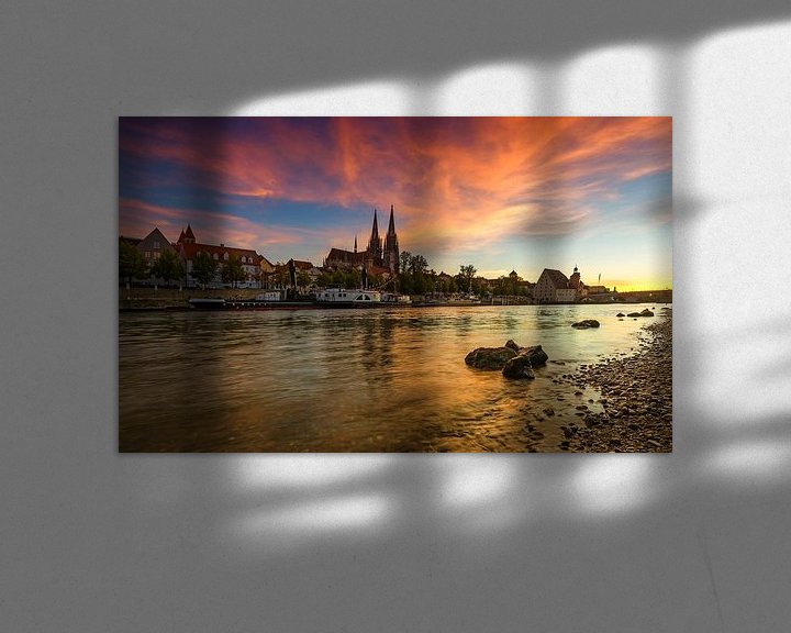 Beispiel: Regensburg Sonnenuntergang von Frank Herrmann