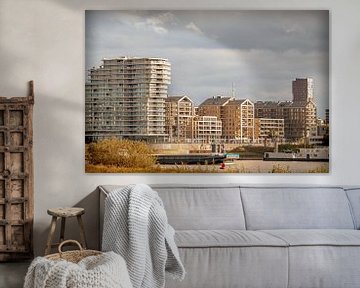 The harbour of Nijmegen by Alexander Jonker