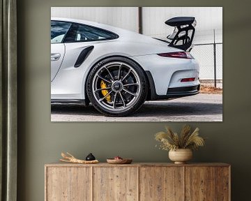 Felge und Spoiler des Porsche 911 GT3 RS von Bas Fransen