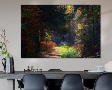 Herfst in het bos 3 van Edgar Schermaul