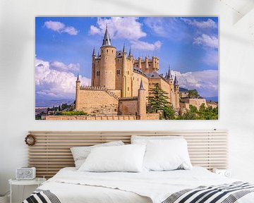 Alcázar in Segovia - een van de mooiste kastelen in Spanje van Jessica Lokker