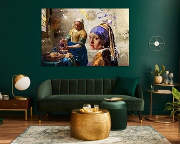 Les filles de Vermeer sur Rene Ladenius Digital Art