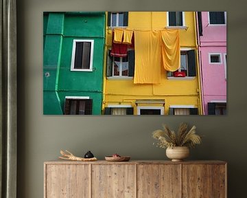 Kleurrijk Burano, bij Venetië in Italië van Jessica Lokker