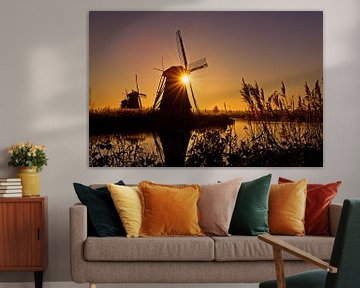 Kinderdijk windmill by Dirk-Jan Steehouwer