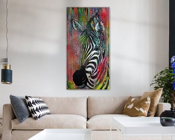 Zebra-Farben von Kathleen Artist Fine Art