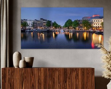 Panorama Amsterdam canals by Martijn Kort