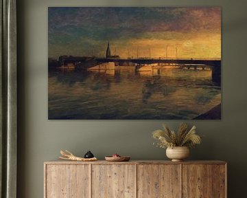 The bridges of Maastricht by Nop Briex
