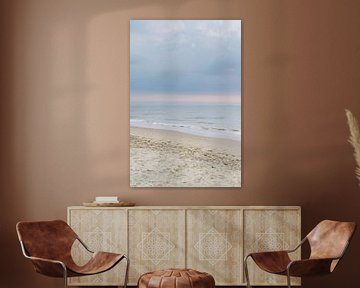 Pastel beach Katwijk 01 by Lisenka l' Ami Fotografie