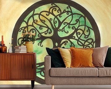 The tree of life Mandala by Sandra Steinke