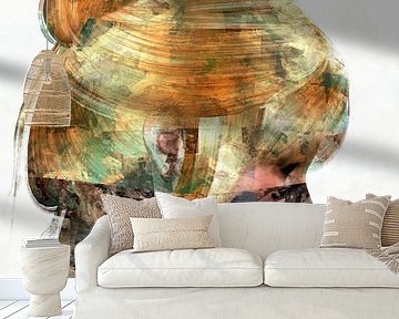 Abstract portret vrouw