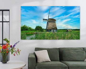 Poldermühle Heerhugowaard von Digital Art Nederland