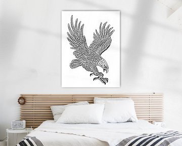 Eagle drawing. by Jose Lok