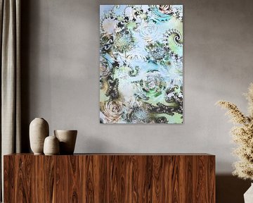 Bloemen en Fractals van Claudia Gründler