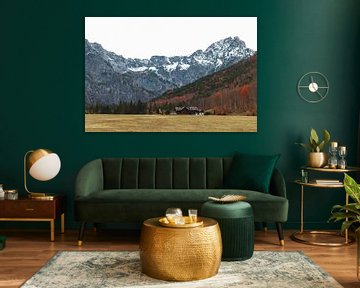 Autumn Austrian mountain landscape by Saranda Hofstra