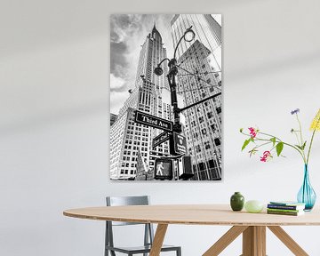 Chrysler Building, New York City (noir et blanc) sur Sascha Kilmer